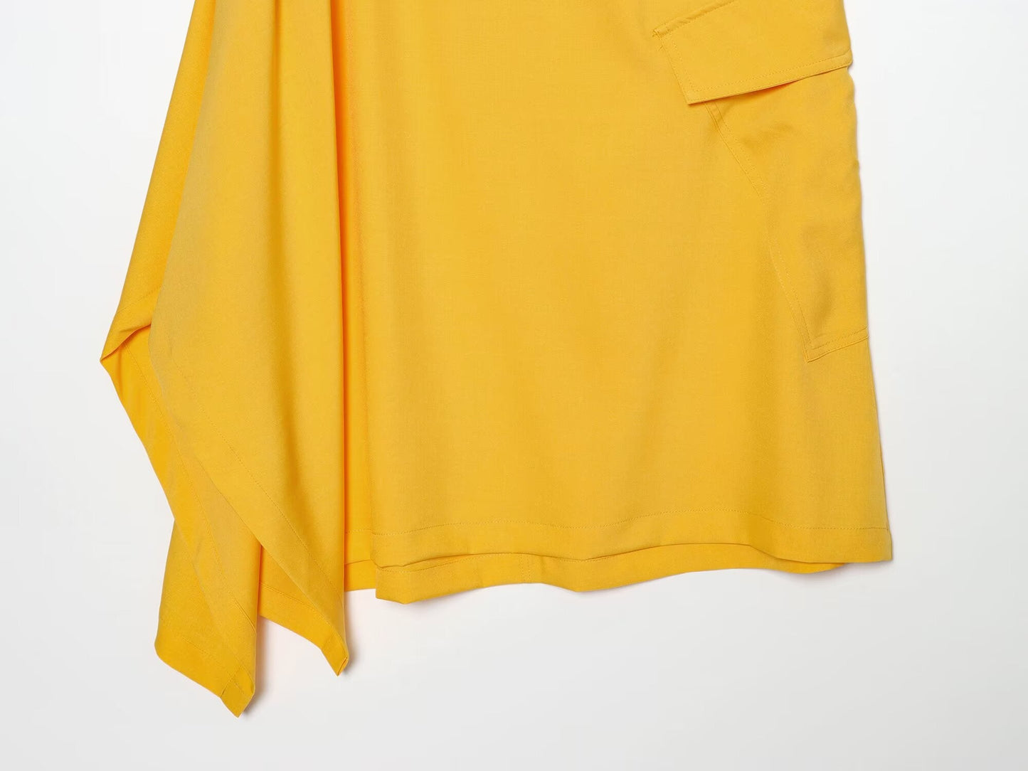 Women's pocket decoration casual MIDI skirt