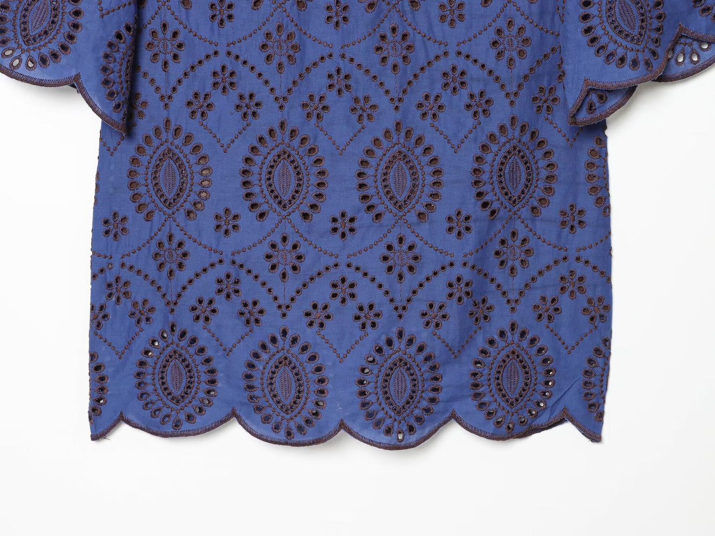 2026 Women's hollow embroidery mini dress