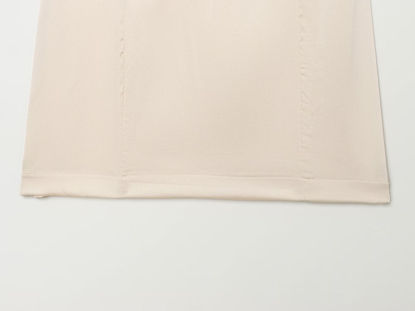 Women's satin textured Split mini dress