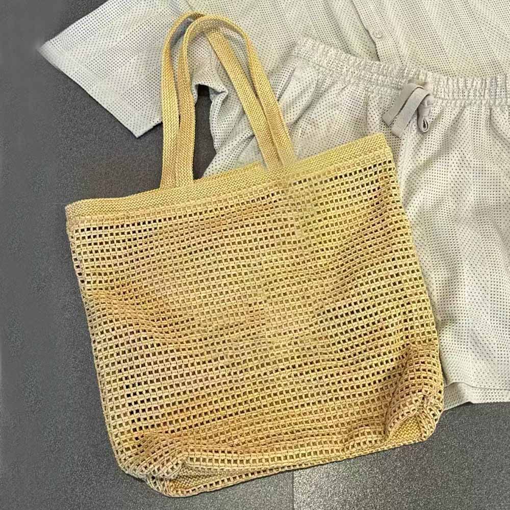 Women's new hand woven bag large shoulder bag
