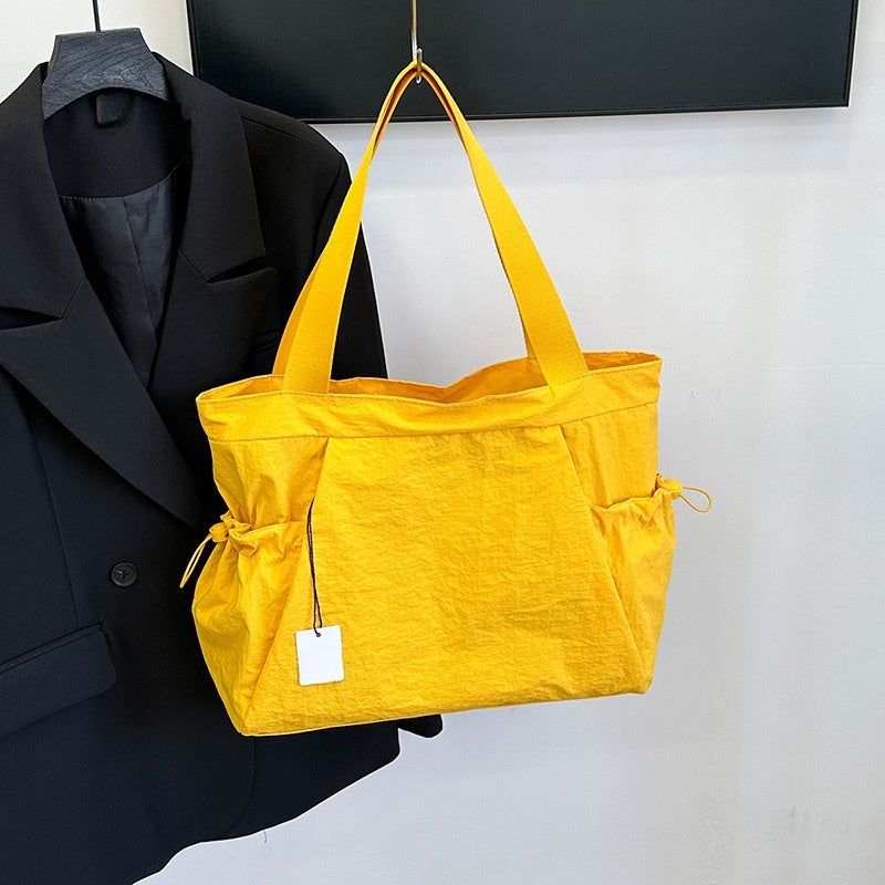 2025 new female large-capacity canvas tote bag sports portable shoulder bag