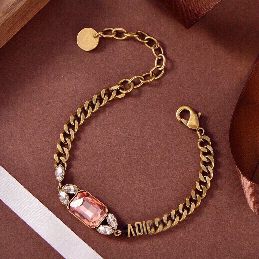 Women's new Joker gold diamond chain bracelet