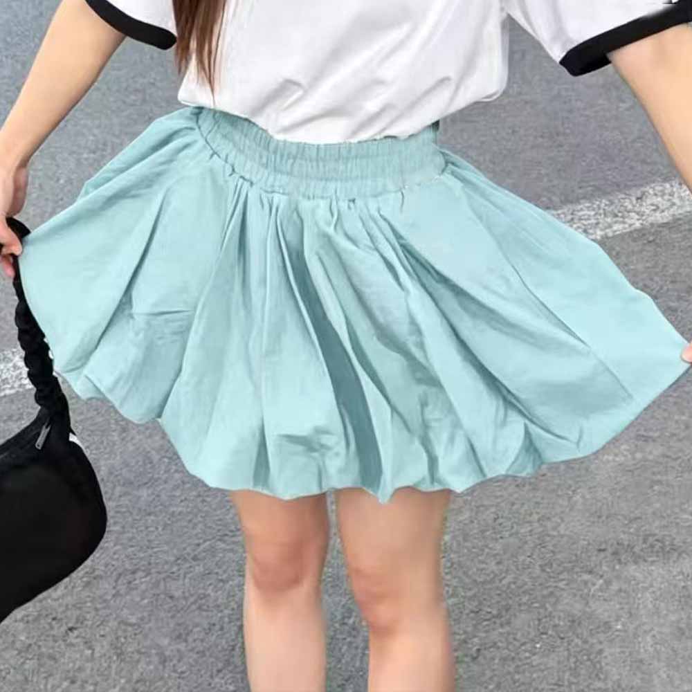 2026 women's new fashion casual flower bud skirt safety culottes
