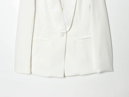 suit Women's 2 pieces casual dress collar Blazer Coat +Pants