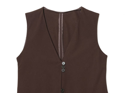 Women's lace decoration V-neck asymmetrical top