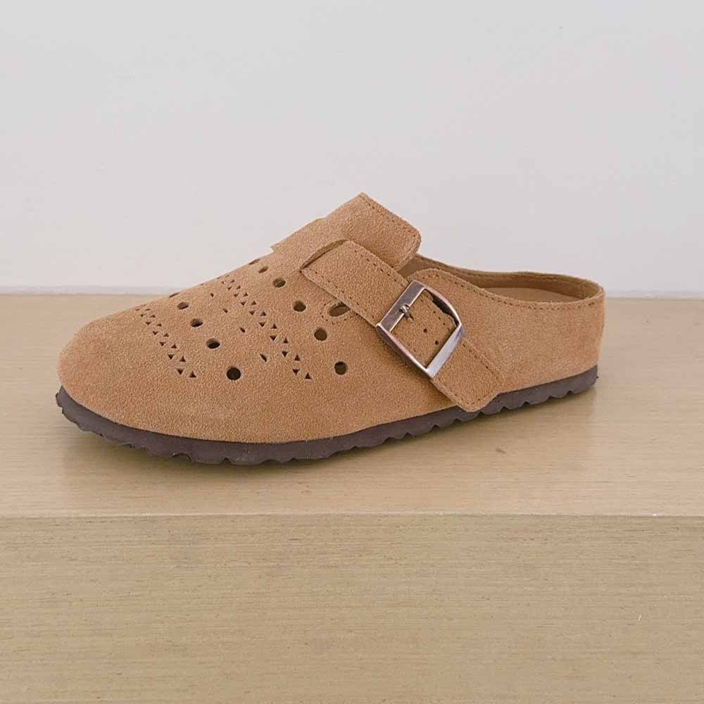 2026 women's new soft-soled hollow design slippers have a shoe box