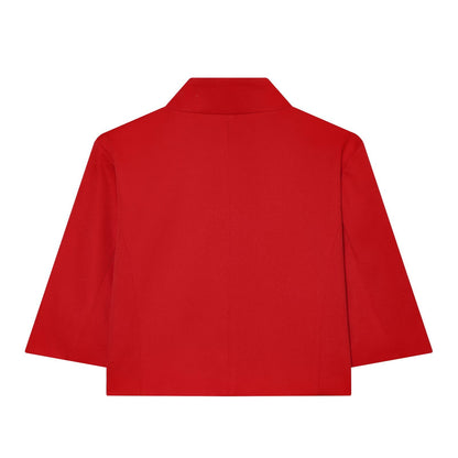 Women's short standing collar Blazer Coat