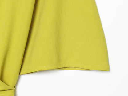 Women's boat neck asymmetrical pleated top