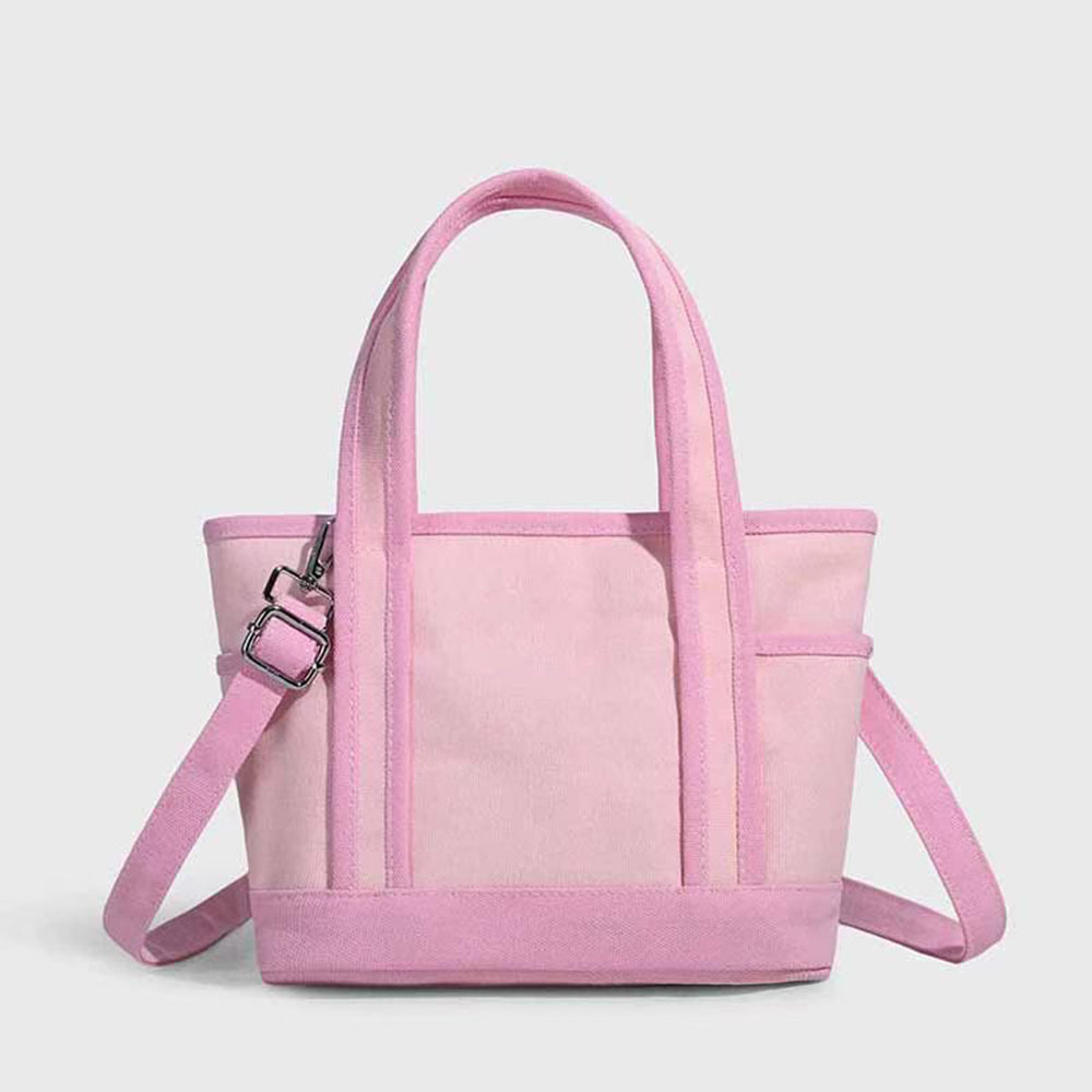 Women's new contrast detachable shoulder strap handbag