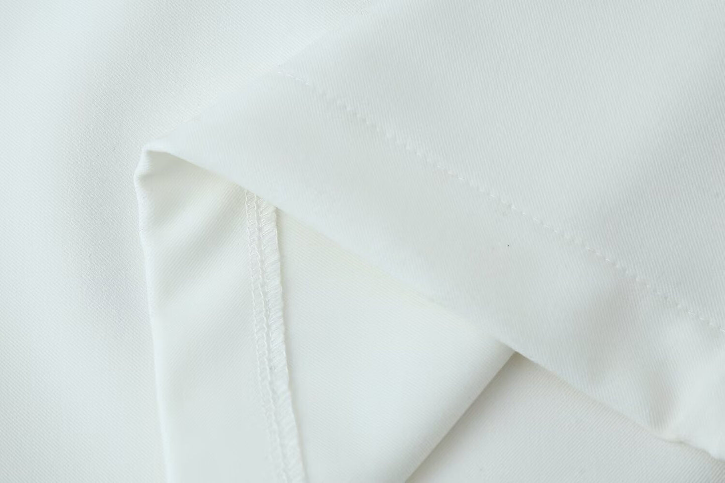 Women's new casual loose zipper pleated trousers