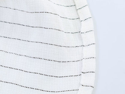 Women's New Fashion Flax Lapel Button Shirt
