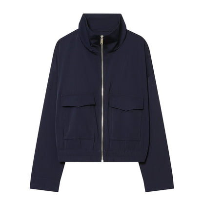 Women's casual stand collar jacket Coat