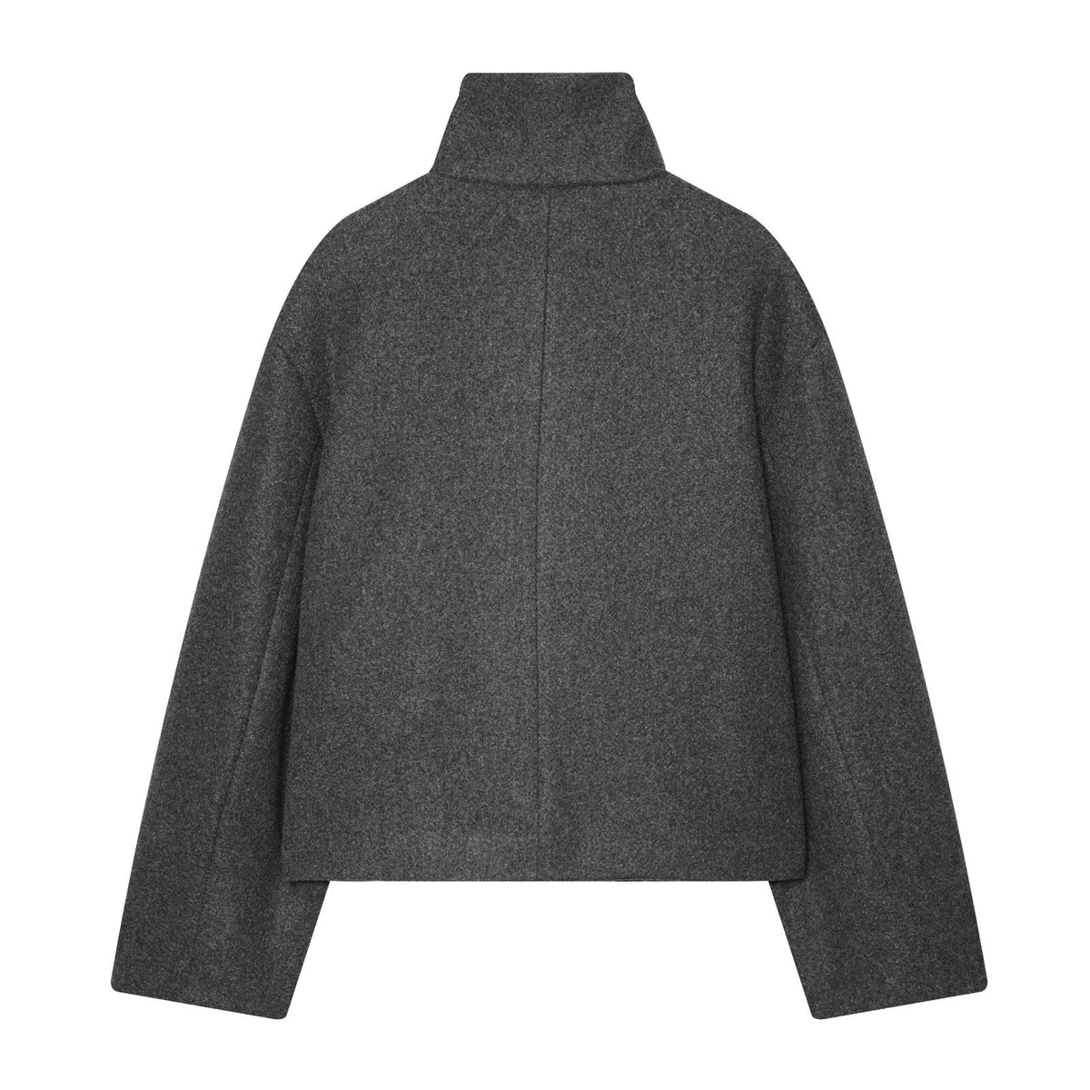 Women's warm standing collar woolen jacket Coat