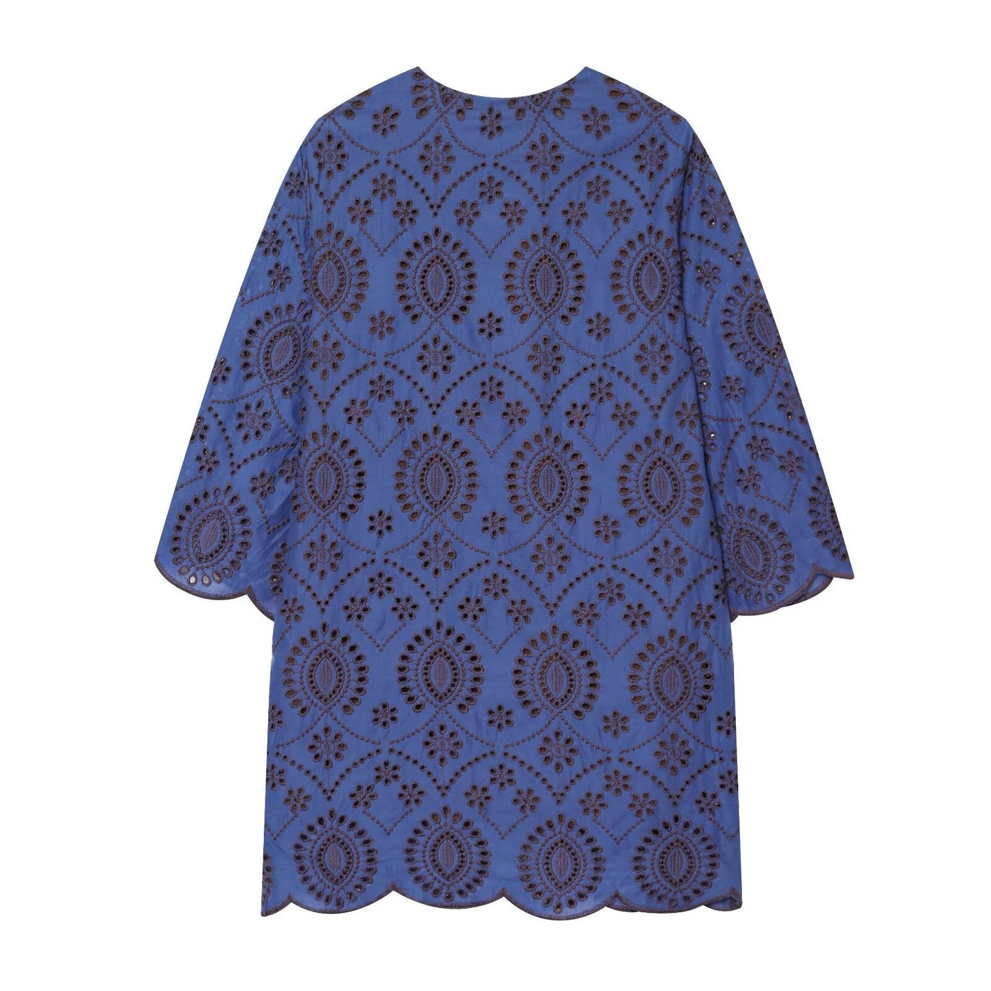 2026 Women's hollow embroidery mini dress