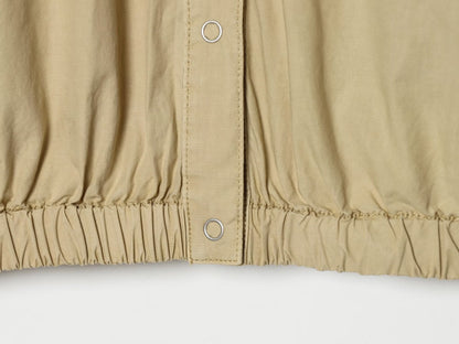 Women's washed effect poplin jacket Coat