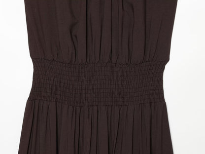 Women's beaded decorative halter neck dress