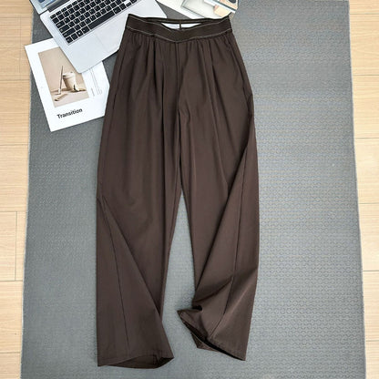 Ladies' New Yoga High Waist Ladies' Yoga Casual Straight Pants