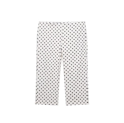 suit Women's 2 pieces polka dot shirt style Coat+Pants
