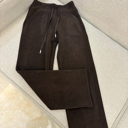 LU women's new Joker elastic waist straight casual pants