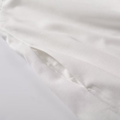 Women's sleeveless linen blend square neck dress