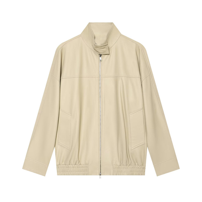 Women's Retro Faux Leather Jacket Coat