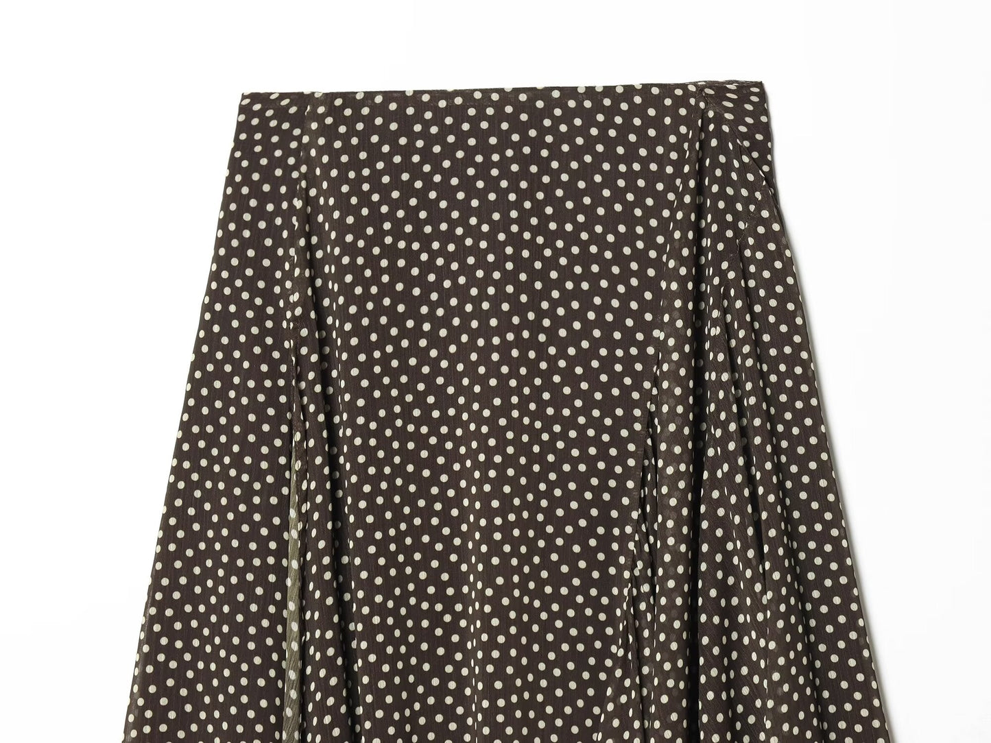 Women's 2026 new polka dot asymmetric skirt