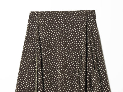 Women's 2026 new polka dot asymmetric skirt