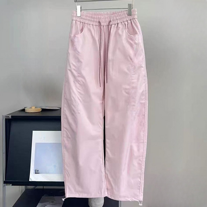 Women's new lightweight quick-drying straight wide-leg sweatpants