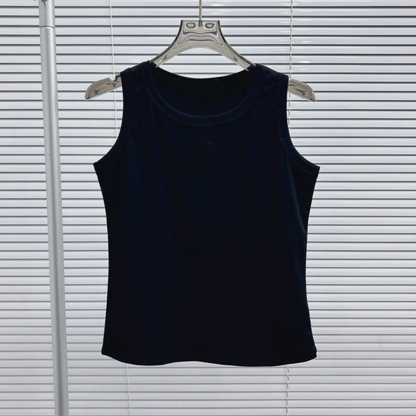 Women's new fashion casual Joker slim cotton bottoming vest
