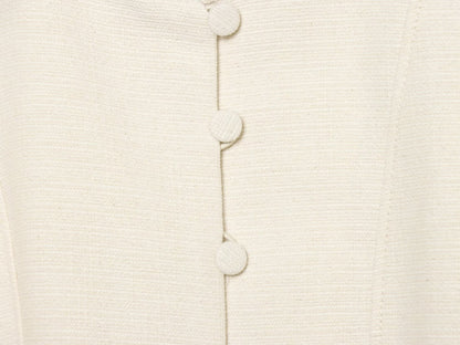 Women's contrasting color trimmed slim Blazer Coat