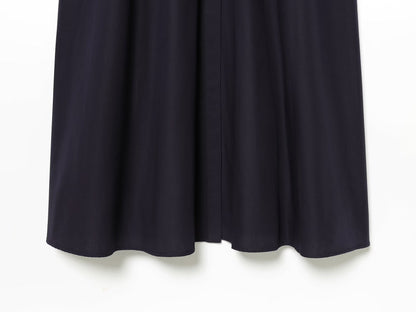 Women's Lapel bubble sleeve MIDI dress
