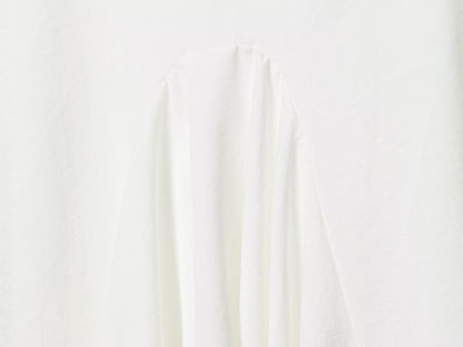 Women's linen blend asymmetrical dress