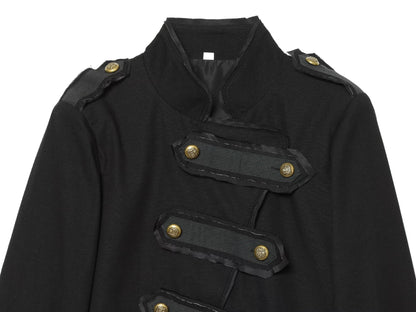 Women's rope knot decorative stand collar jacket