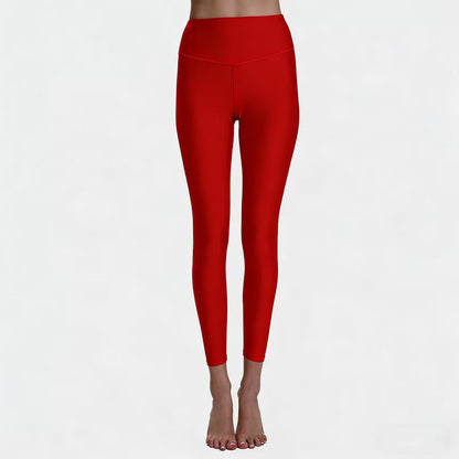 Women's high waist tight hip yoga clothes pants nude running fitness pants high waist peach sweatpants