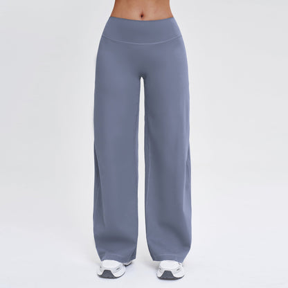Women's new sanding slim pants loose wide-leg casual pants
