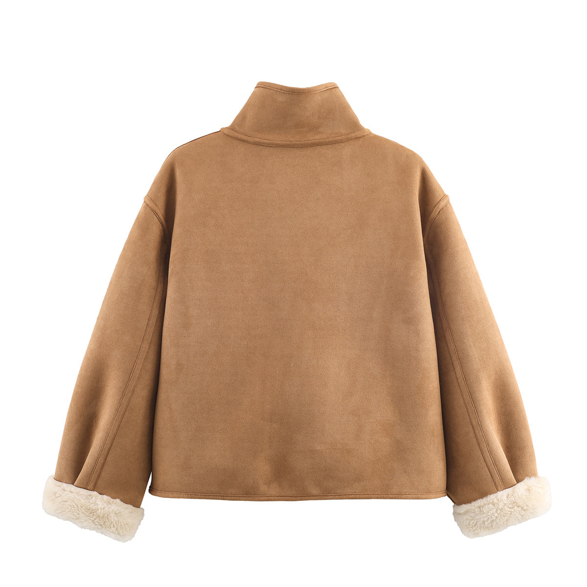 Women's reversible fleece warm jacket Coat