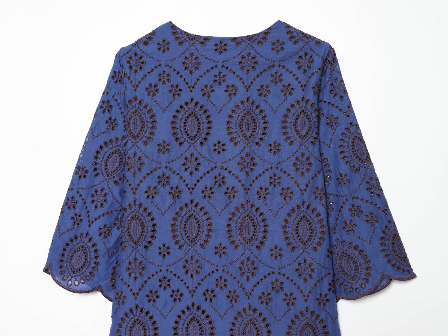 2026 Women's hollow embroidery mini dress