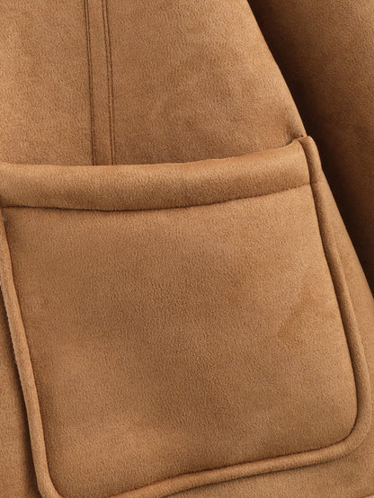 Women's reversible fleece warm jacket Coat