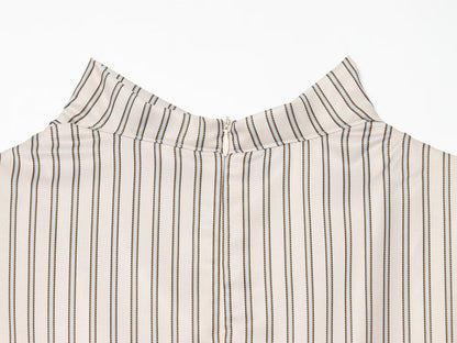Women's striped lace mini dress