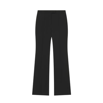 suit Women's 2 pieces short single breasted Blazer Coat+split flared pants