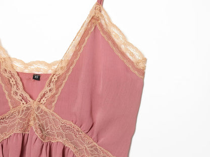 Women's lace suspender lingerie style top