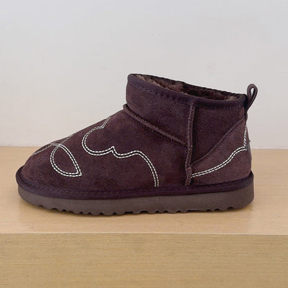 Women's new padded warm non-slip snow boots