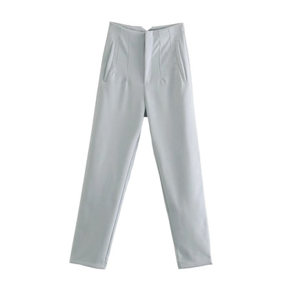 2026 Women's multi-color pleated high waisted pants