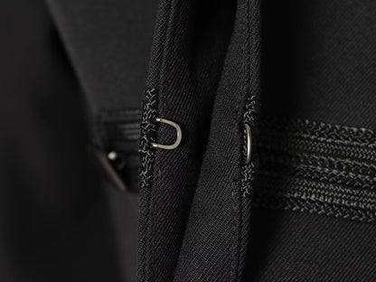 Women's with shoulder pads shoulder twill Coat
