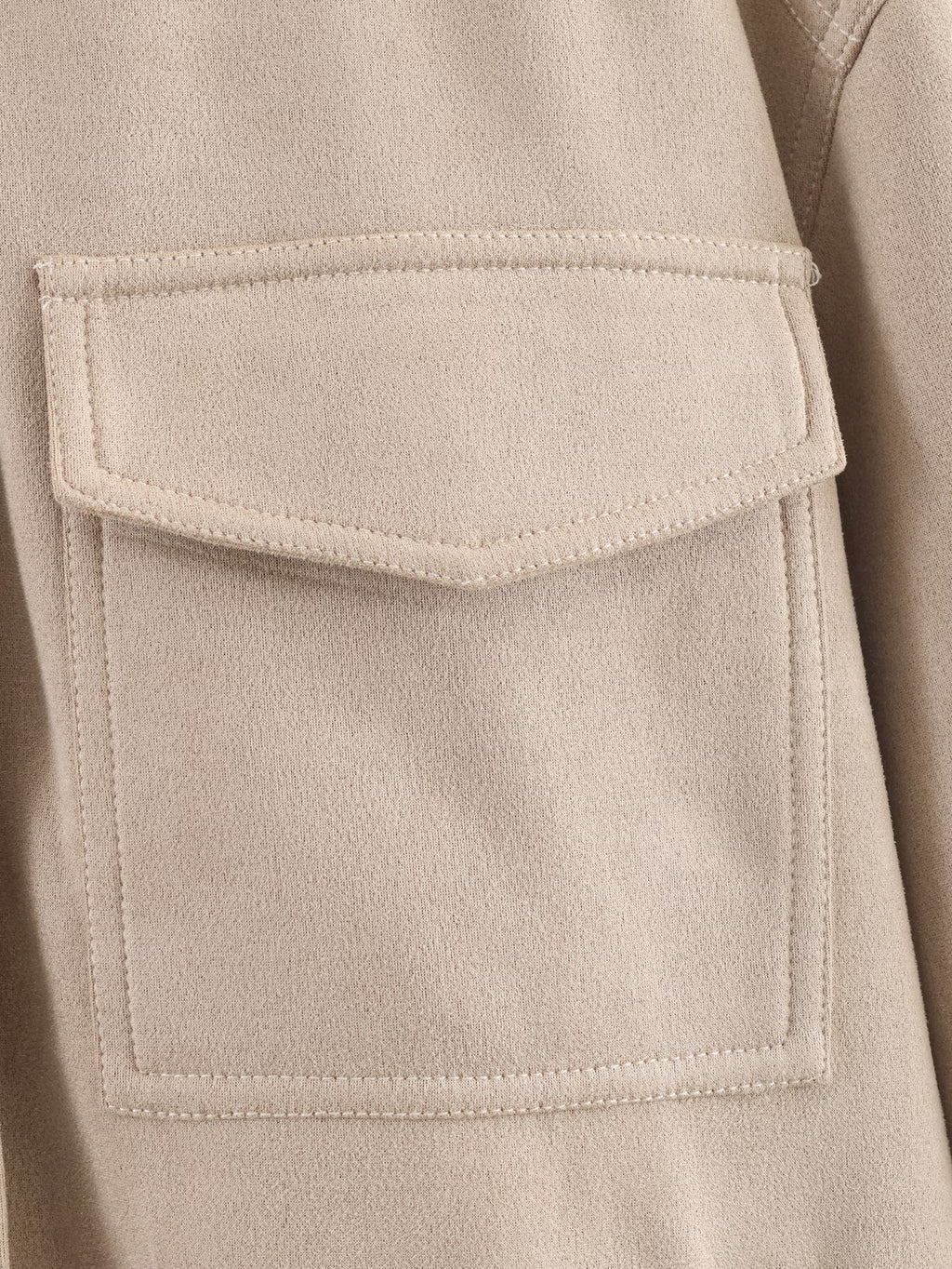 Women 2025 New Fashion Long-sleeved Suede loose-fitting jacket