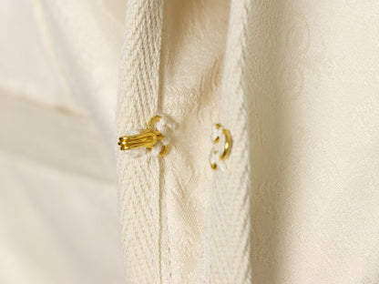 Women's button decoration slim Coat