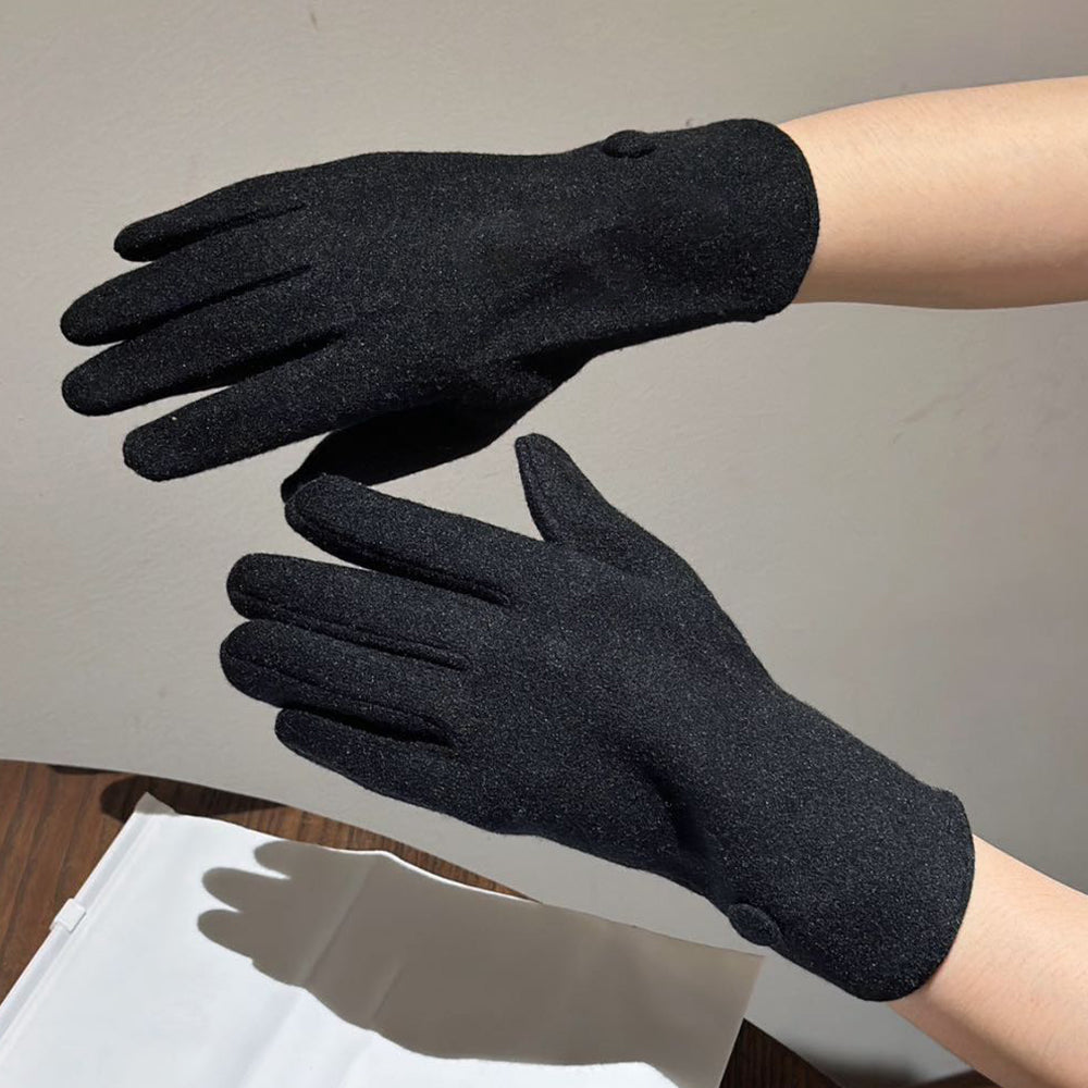 LU Women's new warm touch-screen gloves