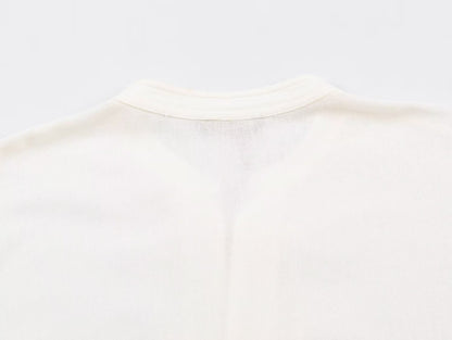 Women's rope knot buckle loose linen blended shirt
