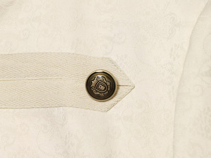 Women's button decoration slim Coat