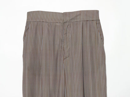 Women's bow decoration linen blended lantern pants